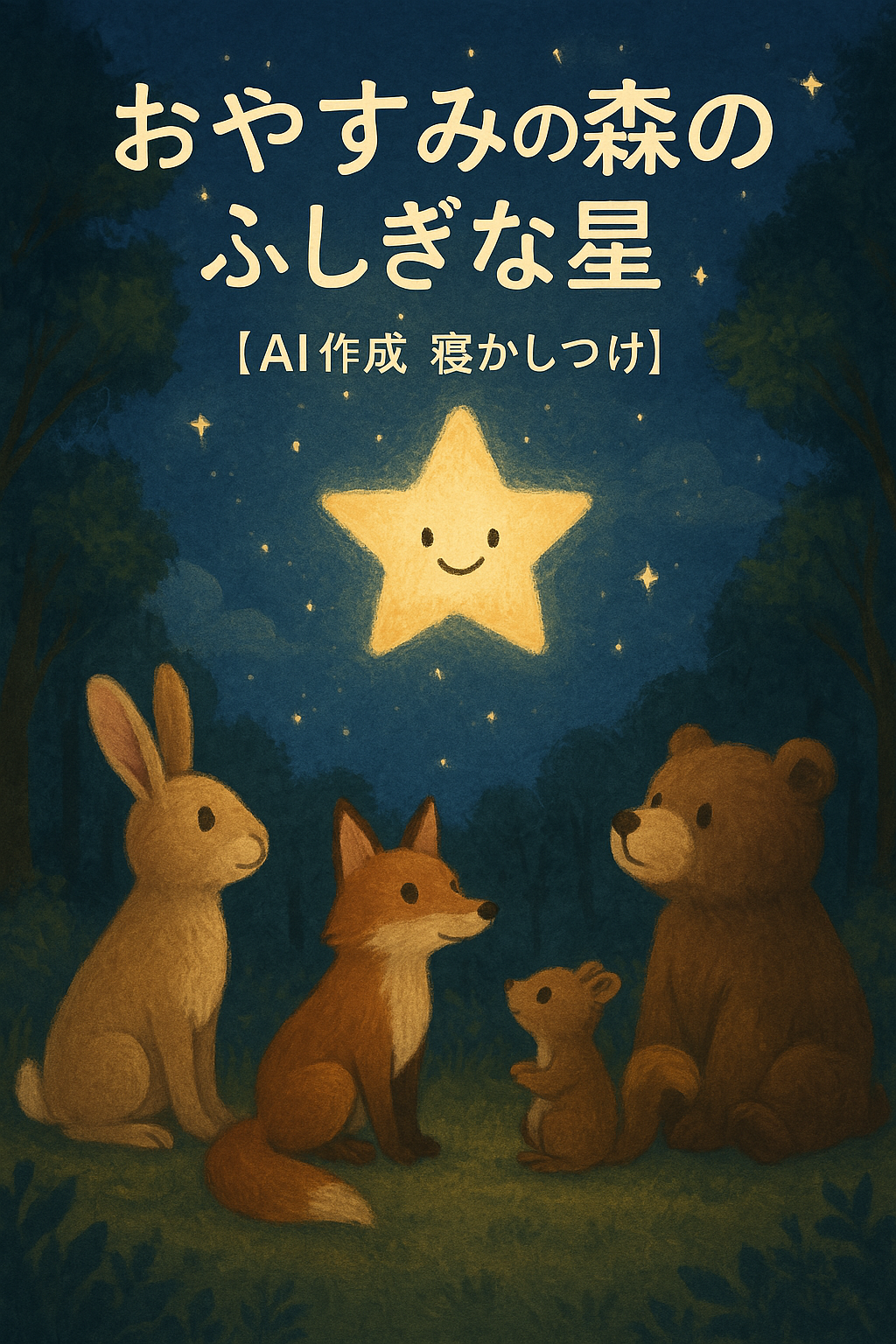 おやすみの森のふしぎな星【AI作成 寝かしつけ】